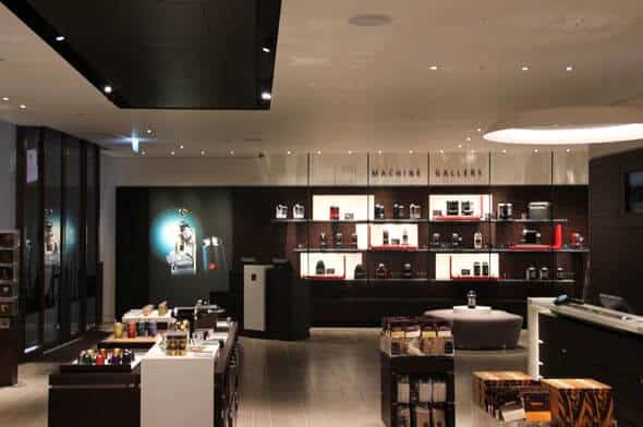 Inside Nespresso Store