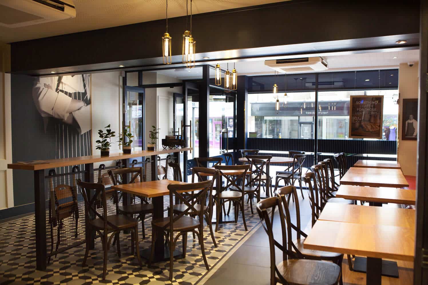 Ribs & Burgers Inside Dining Area