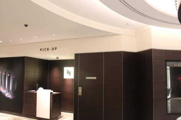Nespresso Pick Up Section