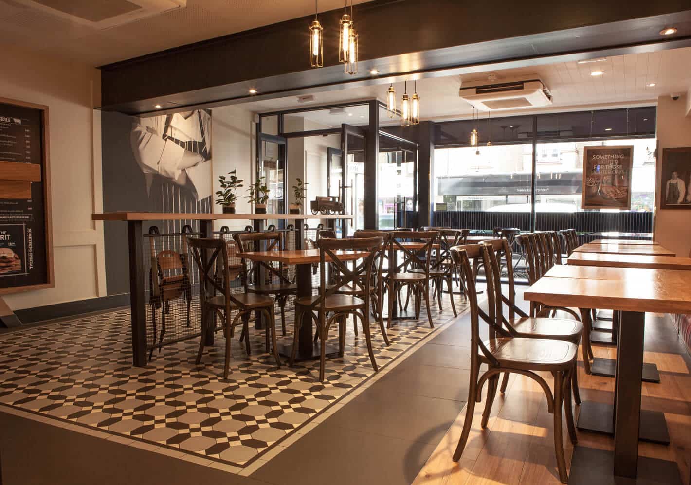 Ribs & Burgers Dining Area