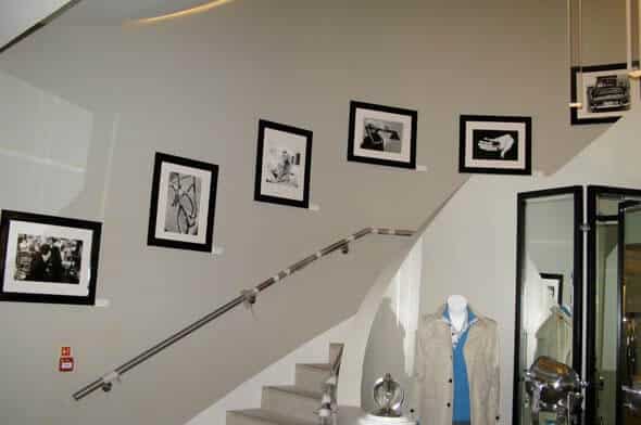Banana Republic Stairs and Wall Art