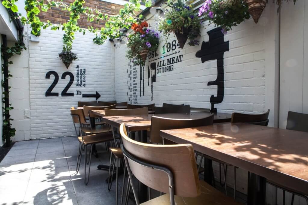 Ribs & Burgers Outside Dining area geotagged